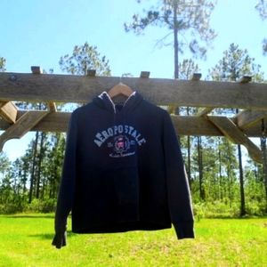 Aeropostale Blue Hooded  Hoodie Jacket XL